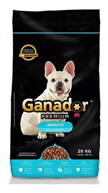Ganador Premium Alimento para Adulto Razas Pequeñas 23 Kg