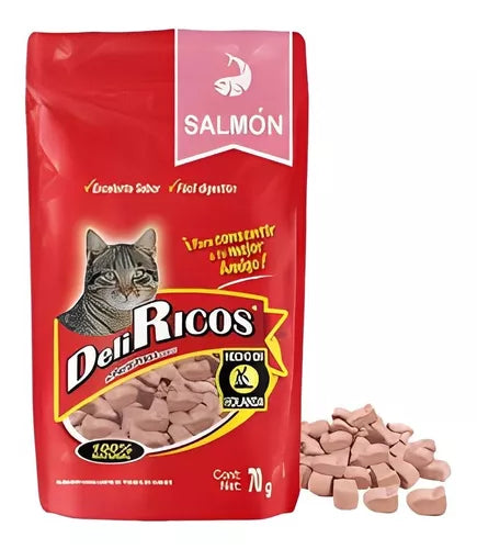 Deli Ricos-snacks salmon 70 gr