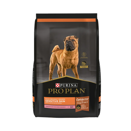 PROPLAN PERRO ADULTO SENSITIVE SKIN  RAZA MEDIANA Y GRANDE CON OPTIDERM 10 kg