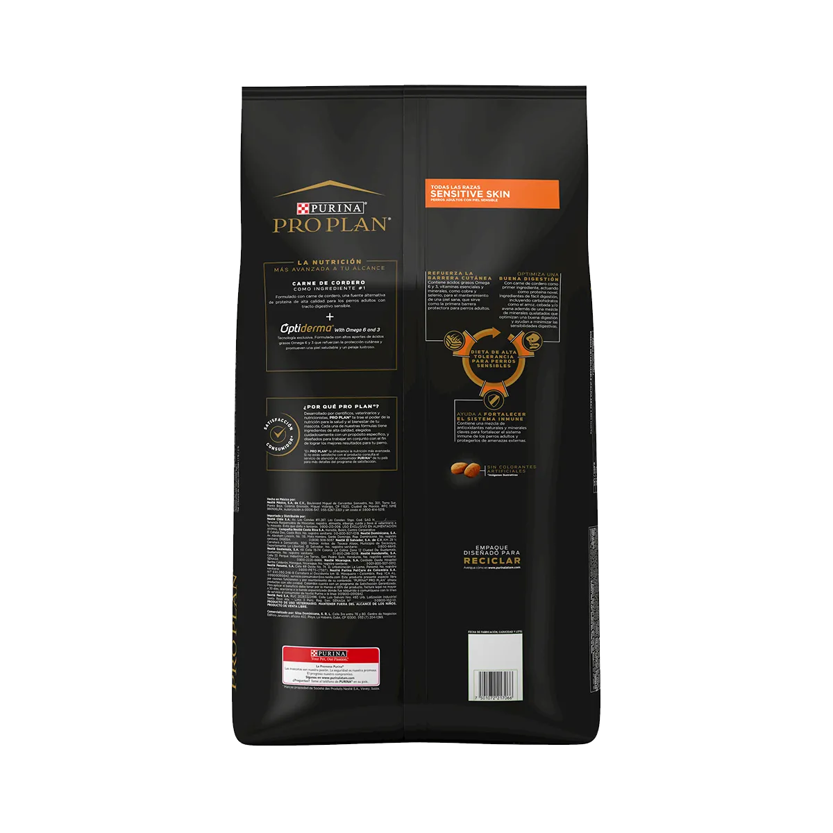 PROPLAN-PERRO ADULTO SENSITIVE SKIN CORDERO TODAS LAS RAZAS 3 kg