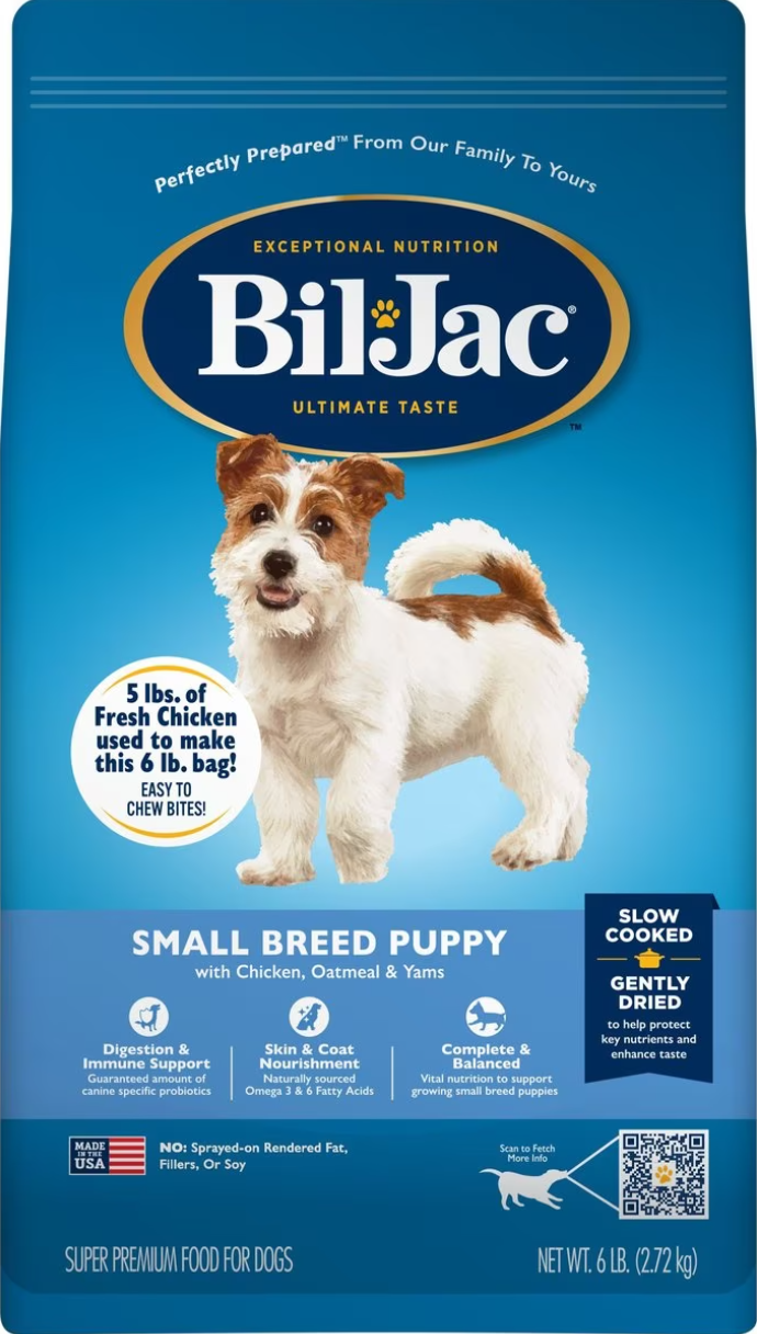 Bil-Jac Cachorro Raza Pequeña - 6 lb
