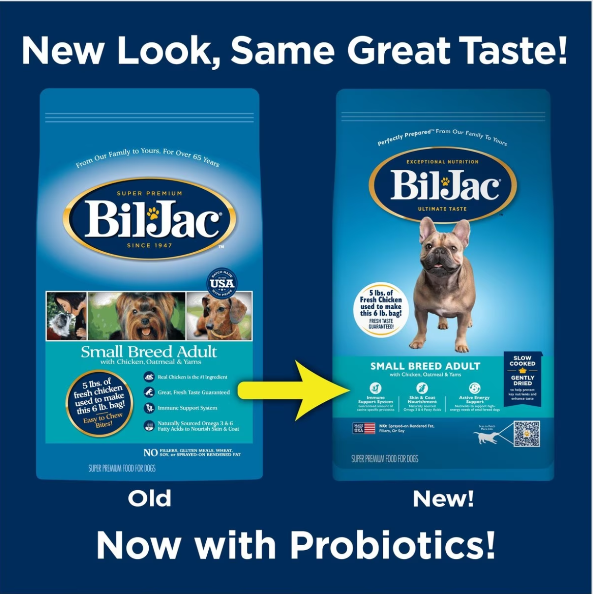 Bil-Jac Adulto Raza Pequeña Pollo