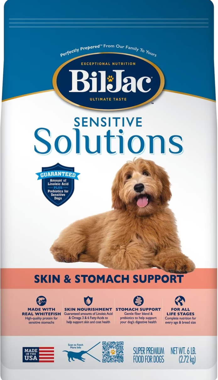Bil-Jac Perro Sensitive Solutions Pollo y Pescado Blanco