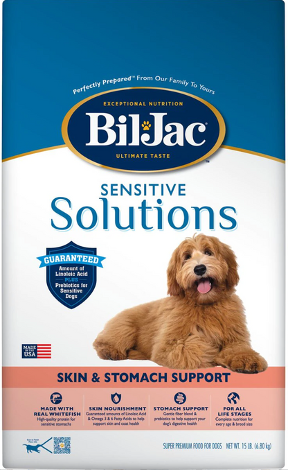 Bil-Jac Perro Sensitive Solutions Pollo y Pescado Blanco
