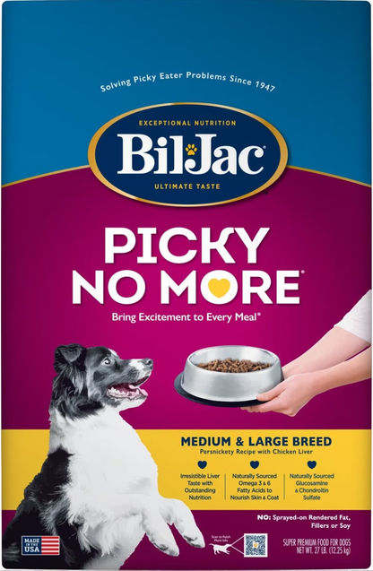 Bil-Jac Perro Picky No More Razas Medianas y Grandes Higado
