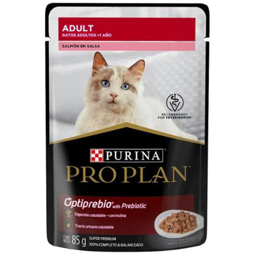PROPLAN- POUCH GATO ADULTO POLLO SALMÓN 24 pz