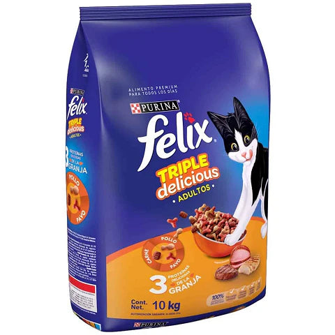 FELIX Triple Delicious Granja 10 kg