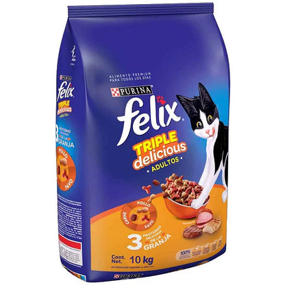 FELIX Triple Delicious Granja 10 kg