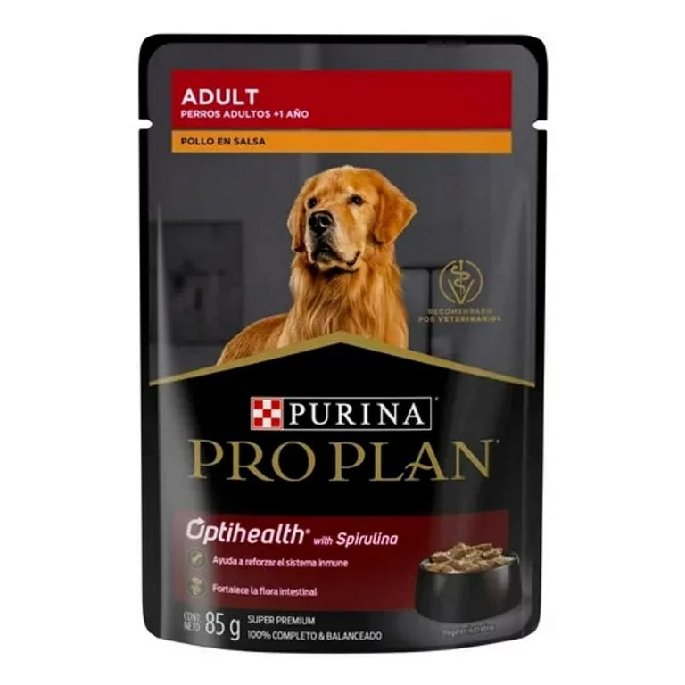 PROPLAN-POUCH PERRO ADULTO POLLO 24 pz