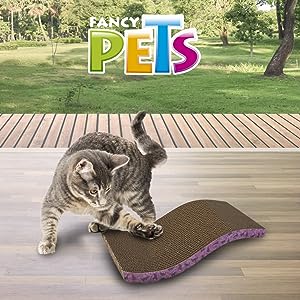 Fancy Pets Rascador de Onda para Gato con 44 Centímetros - Petopia