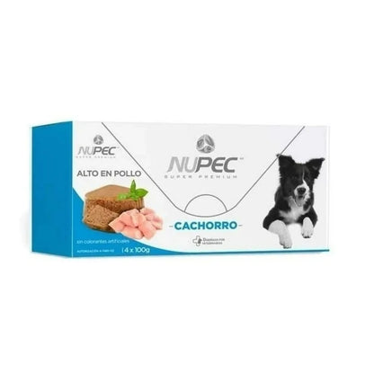 NUPEC WET CACHORRO 4 LATAS DE 100GRS