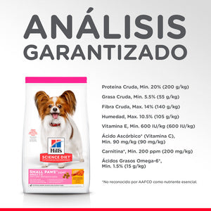 Hill's Science Diet, Alimento para Perro Adulto Raza Pequeña Light