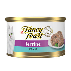 LATA FANCY FEAST TERRINE PAVO 85 g