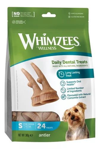 Whimzees-cuerno S 24 piezas