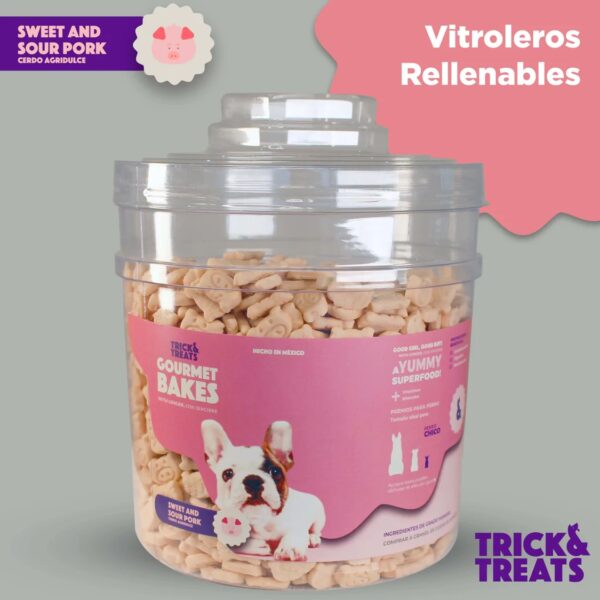 Bote Cerdito Agridulce (No incluye galletas) Contenedor Trick & Treats - Petopia