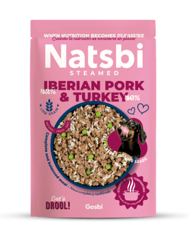Natsbi-Puerco Iberico con Pavo 500 gr