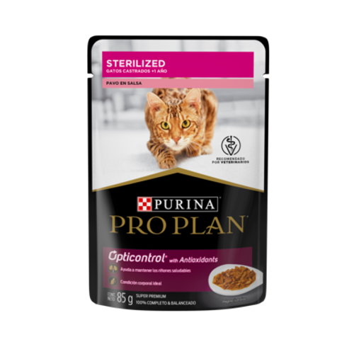 PROPLAN- POUCH GATO ESTERILIZADO 24 pz