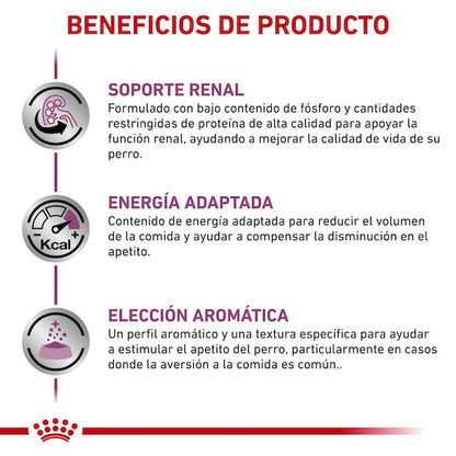 ROYAL CANIN-RENAL SUP E DOG LATA 385GR